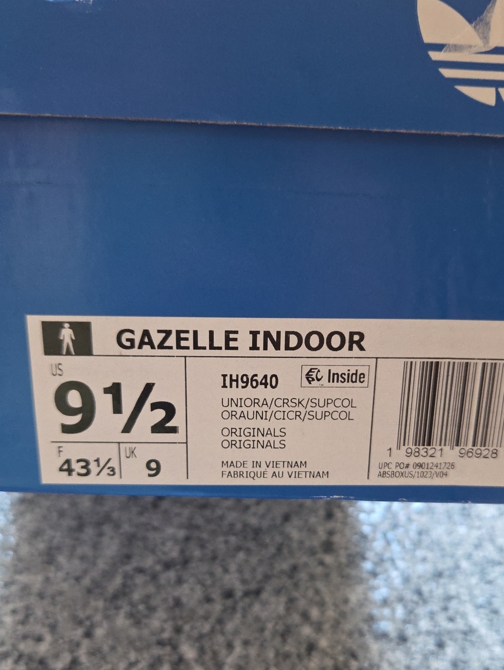 Adidas Orange Gazelle Indoor ​US Men's: 9.5​US Women's: 10.5 NEW - Picture 8 of 8